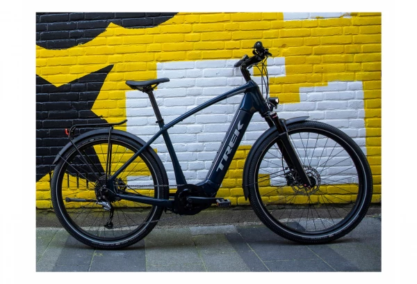 Vélo De Ville Electrique 2023 Trek Allant+ 7 500 WH Shimano Acera M3000 9V Bleu – Image 2