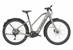 Vélo De Ville Electrique 2023 Trek Allant+ 8 Stagger Bosch 625WH Shimano Deore M6000 10V Matte Gunmetal
