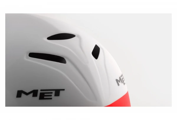 Casque Aero MET Drone Blanc Noir Rouge Mat 2022 – Image 5