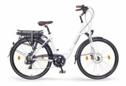 Vélo De Ville électrique NCM Munich 28' Blanc/Noir 2020