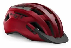 Casque Met Allroad Gravel Mat Rouge Noir 2021