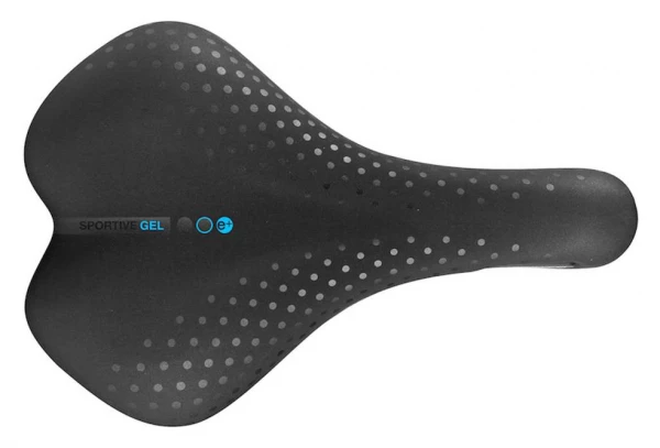 Selle San Marco Bioaktive Sportive Gel Suede Noir