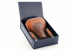 Bocyclo - Le Vélo Français Boite Selle Et Poignées Bourbon Cognac