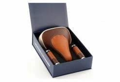 Bocyclo - Le Vélo Français Selle Et Poignées Cuir Français Arizona Caramelo